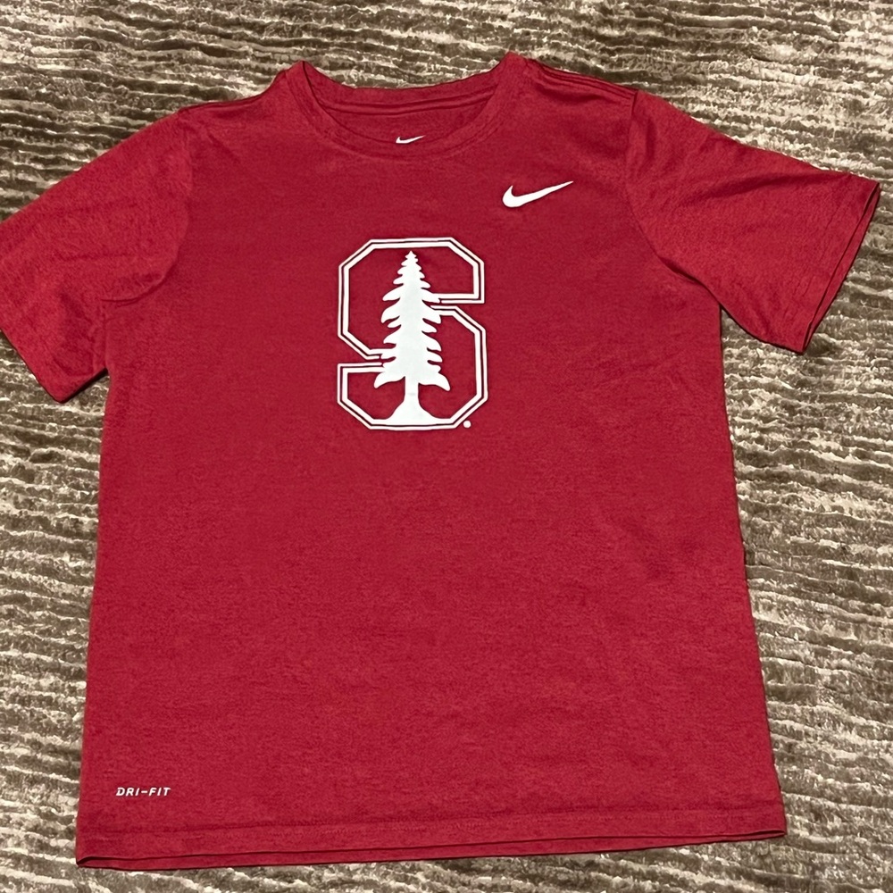 Stanford boys dri-fit shirt size Large Nike